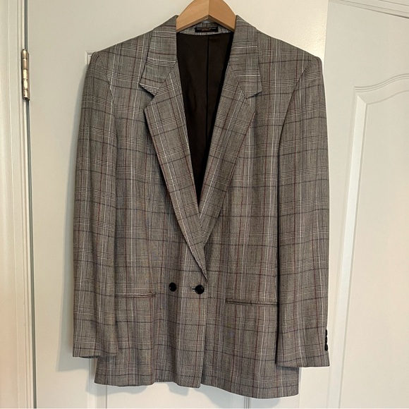 Vintage Plaid Blazer - Picture 1 of 4